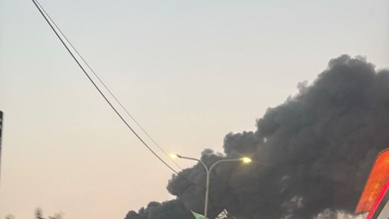 Пожар вспыхнул на открытой местности рядом с Иркой